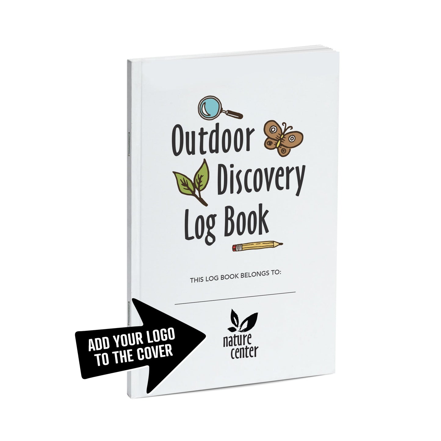 Outdoor Discovery Log Book, Add Your Logo - Beech Tree Paper