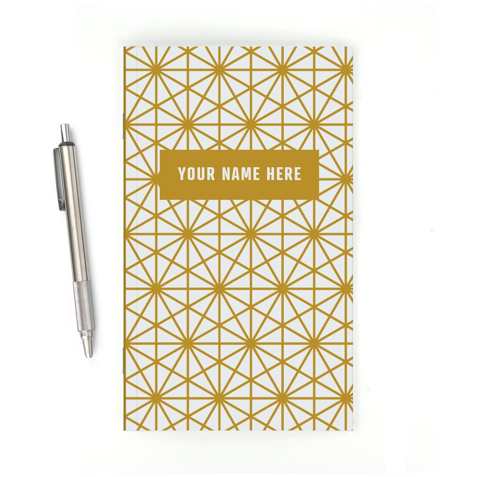 Personalized Notebook, Cube Star, Add Your Name - Beech Tree Paper