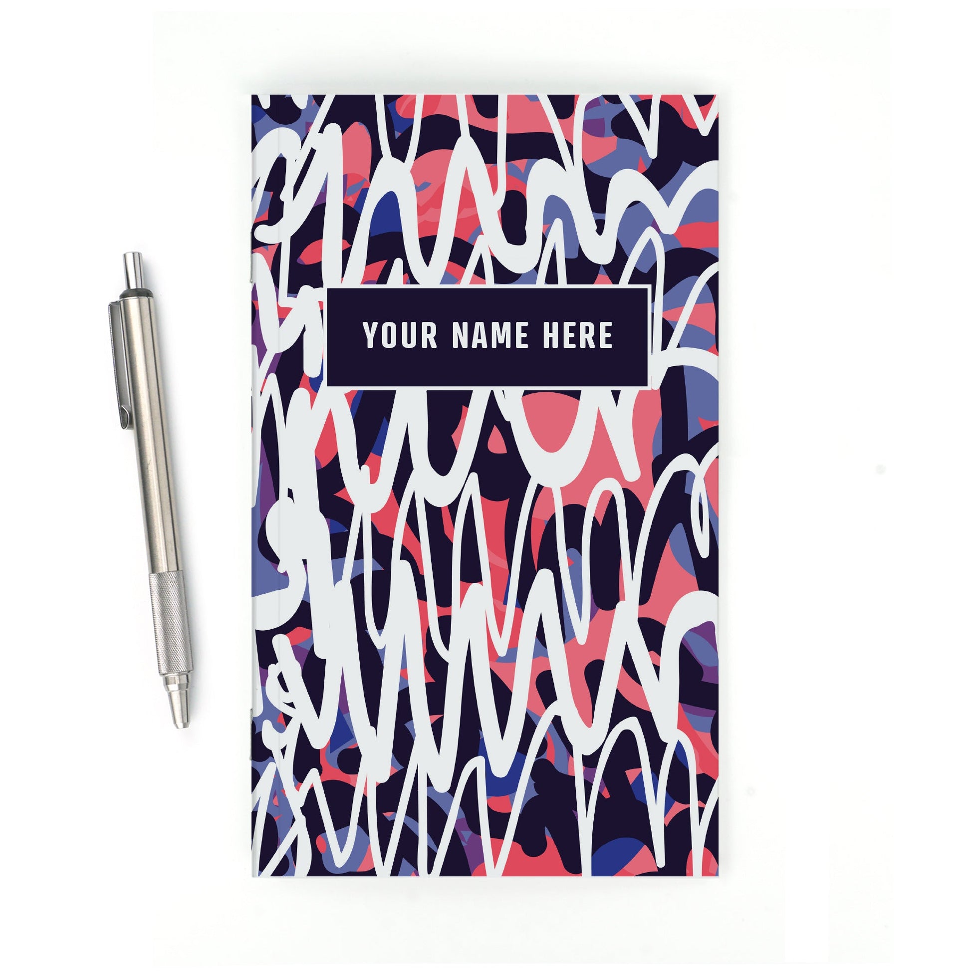 Personalized Notebook, Graffiti, Add Your Name - Beech Tree Paper