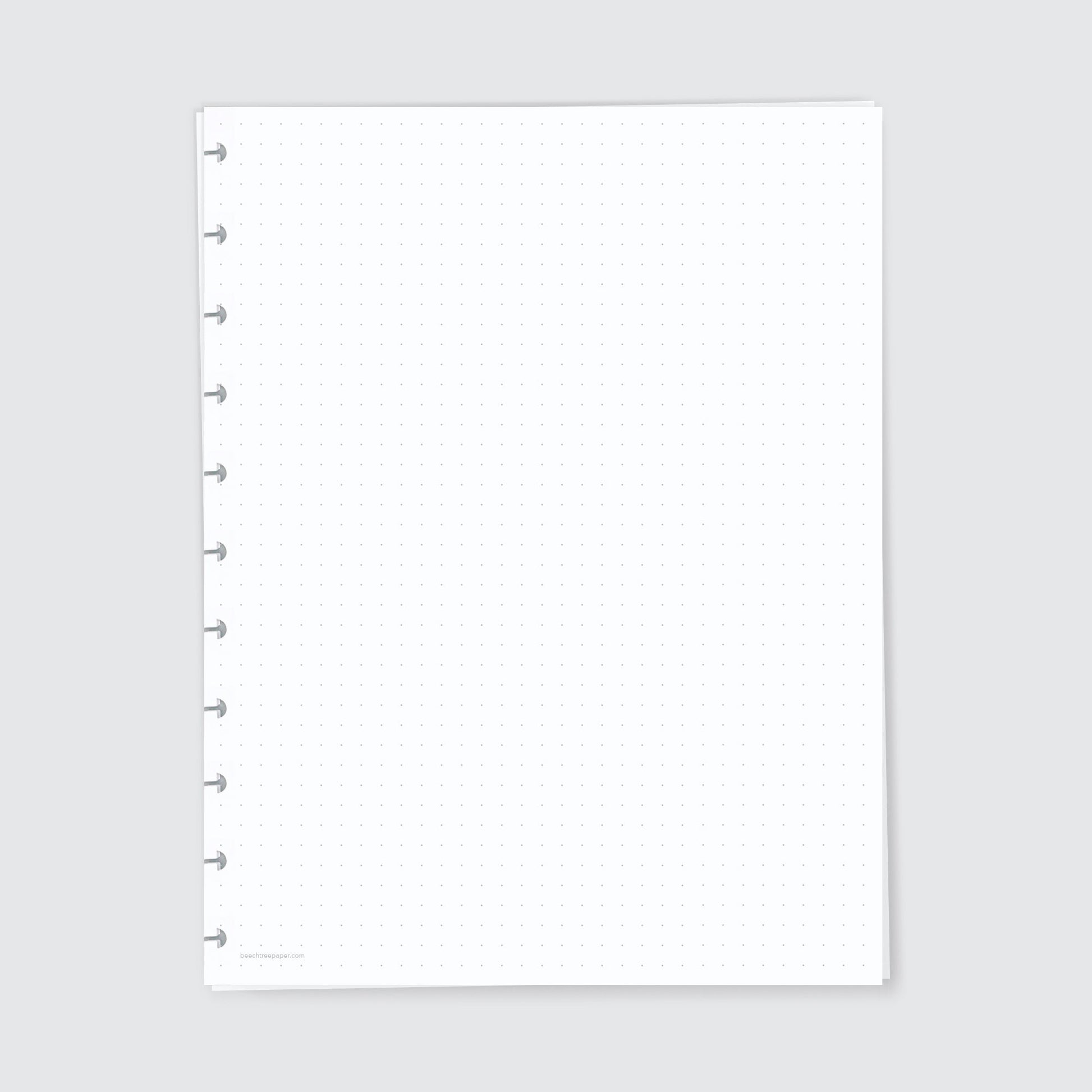 Planner Refill Paper, Dot Grid - Beech Tree Paper