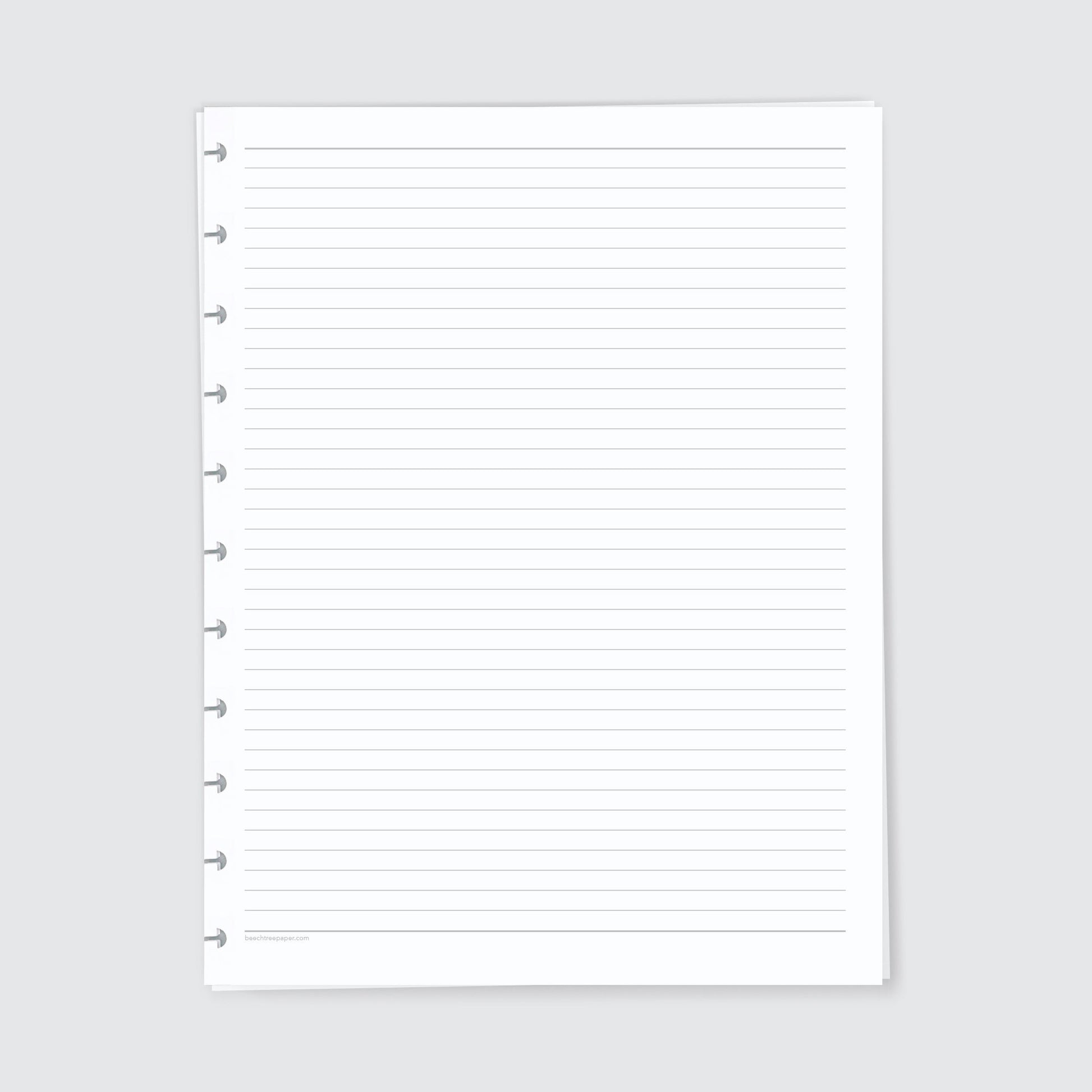 Planner Refill Paper, Lined - Beech Tree Paper