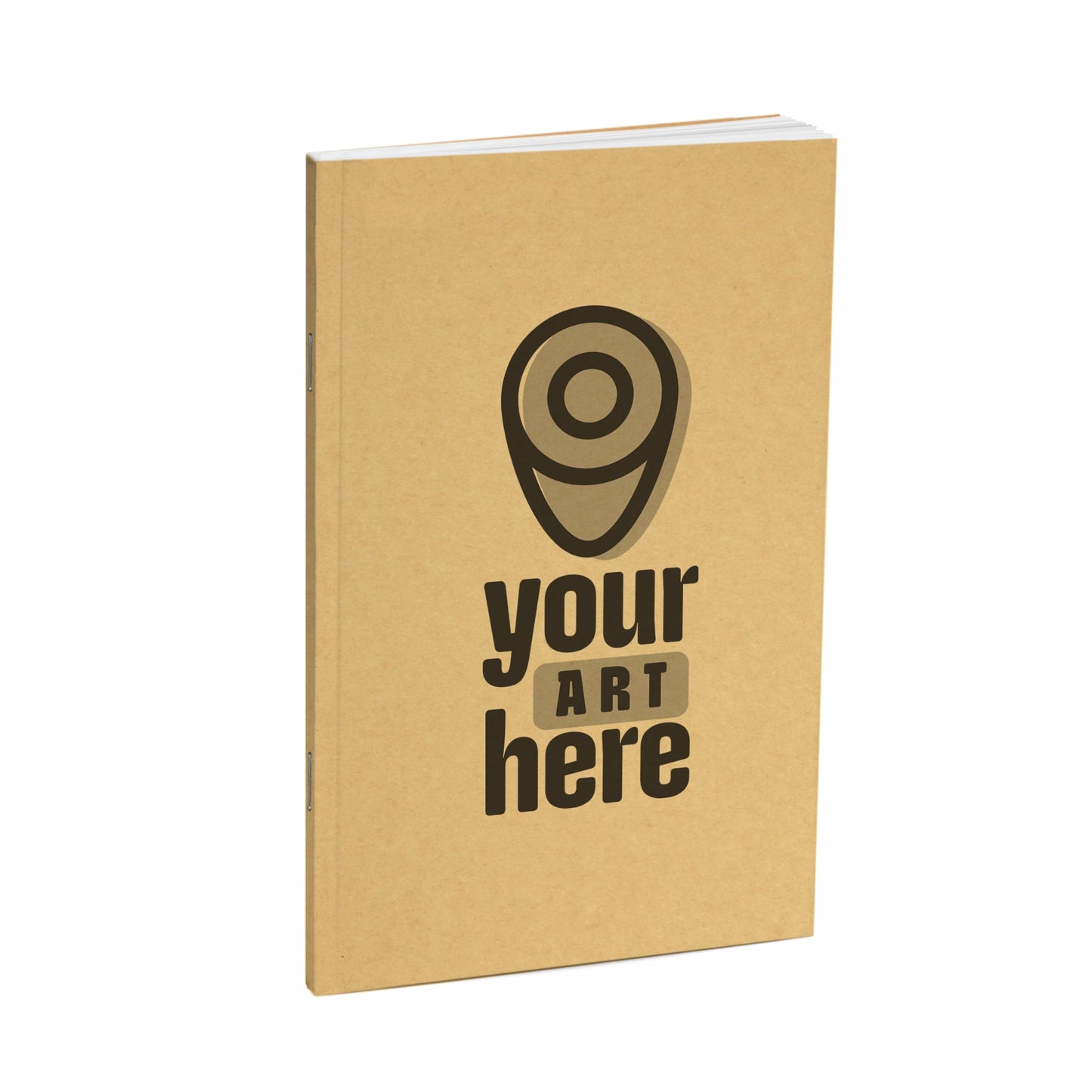 Standard Perfect - Stapled Custom Notebook, Add Your Artwork or Logo - Beech Tree Paper