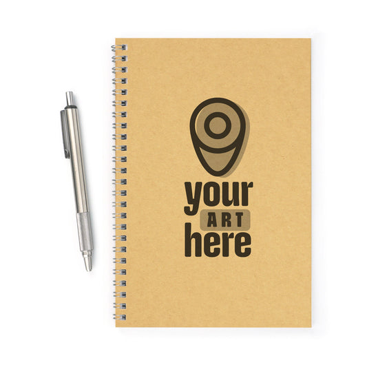 Standard Wire - Bound Custom Notebook, Add Your Artwork or Logo - Beech Tree Paper