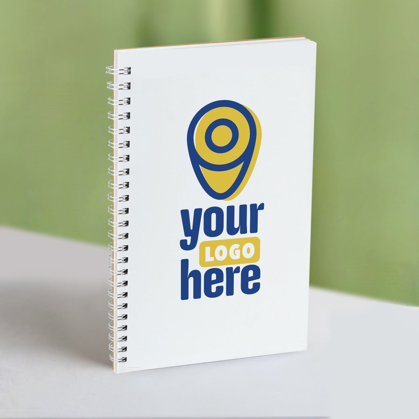 Tear - Resistant Wire - Bound Color Custom Notebook, Add Your Artwork or Logo - Beech Tree Paper