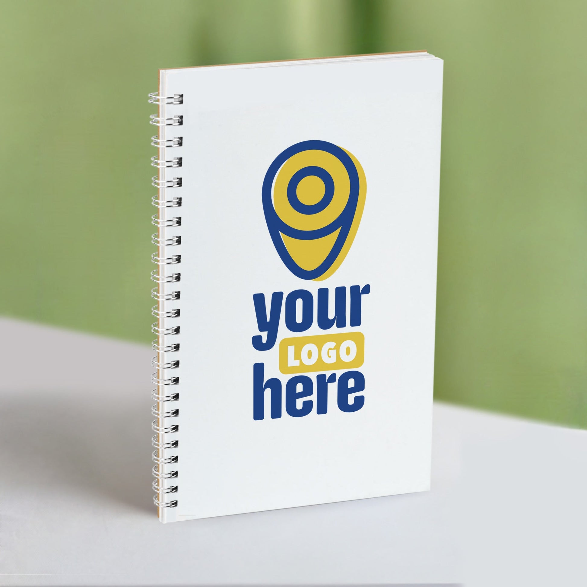 Tear - Resistant Wire - Bound Color Custom Notebook, Add Your Artwork or Logo - Beech Tree Paper
