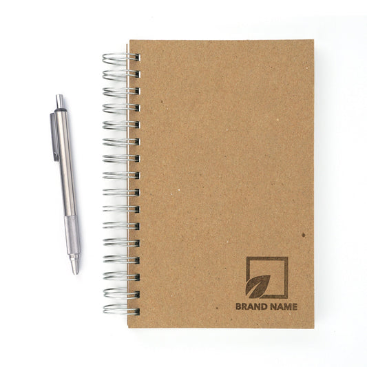 The Chippy™ Heavyweight Wire - Bound Custom Notebook, Add Your Artwork or Logo - Beech Tree Paper