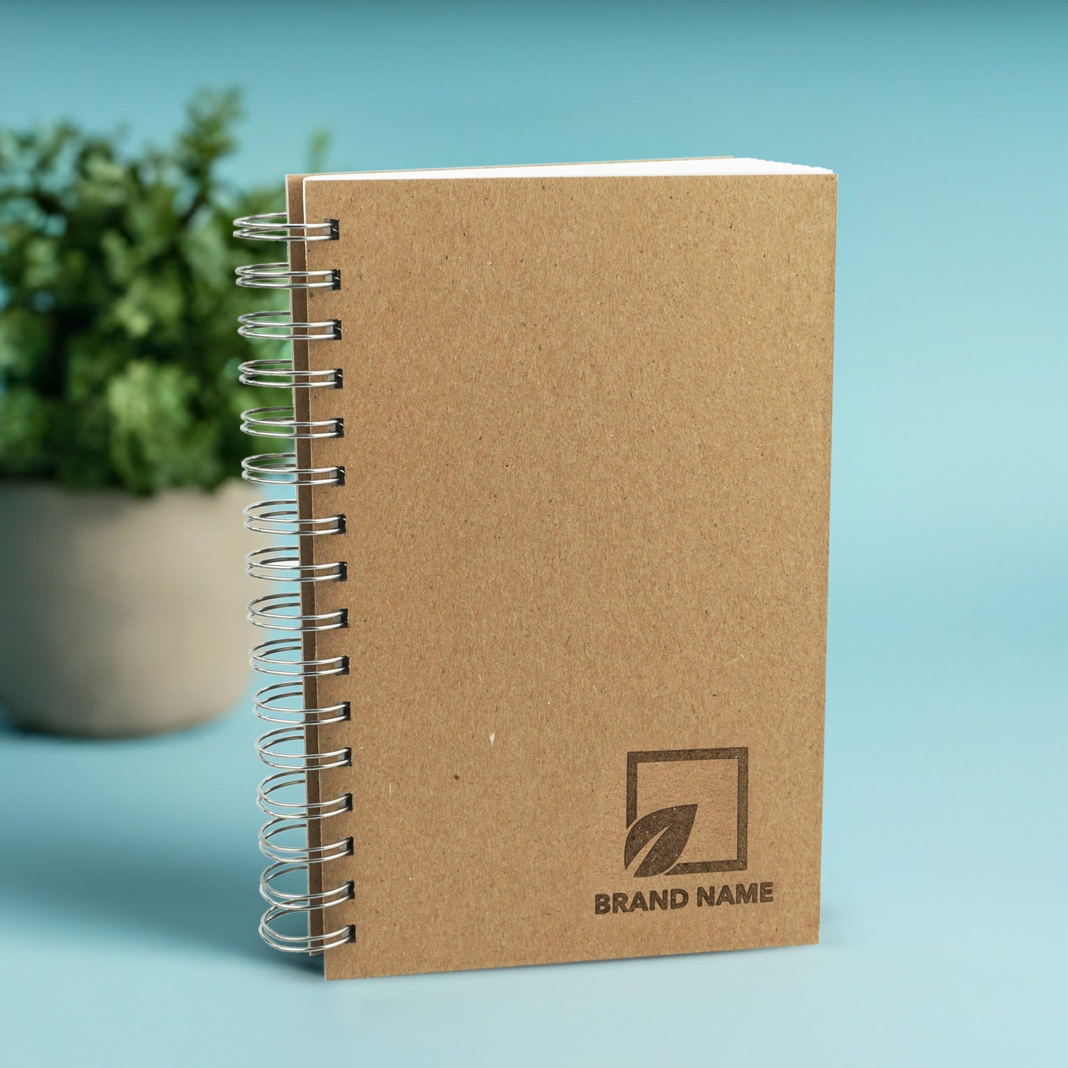 The Chippy™ Heavyweight wire-bound lay-flat spiral design with your custom logo