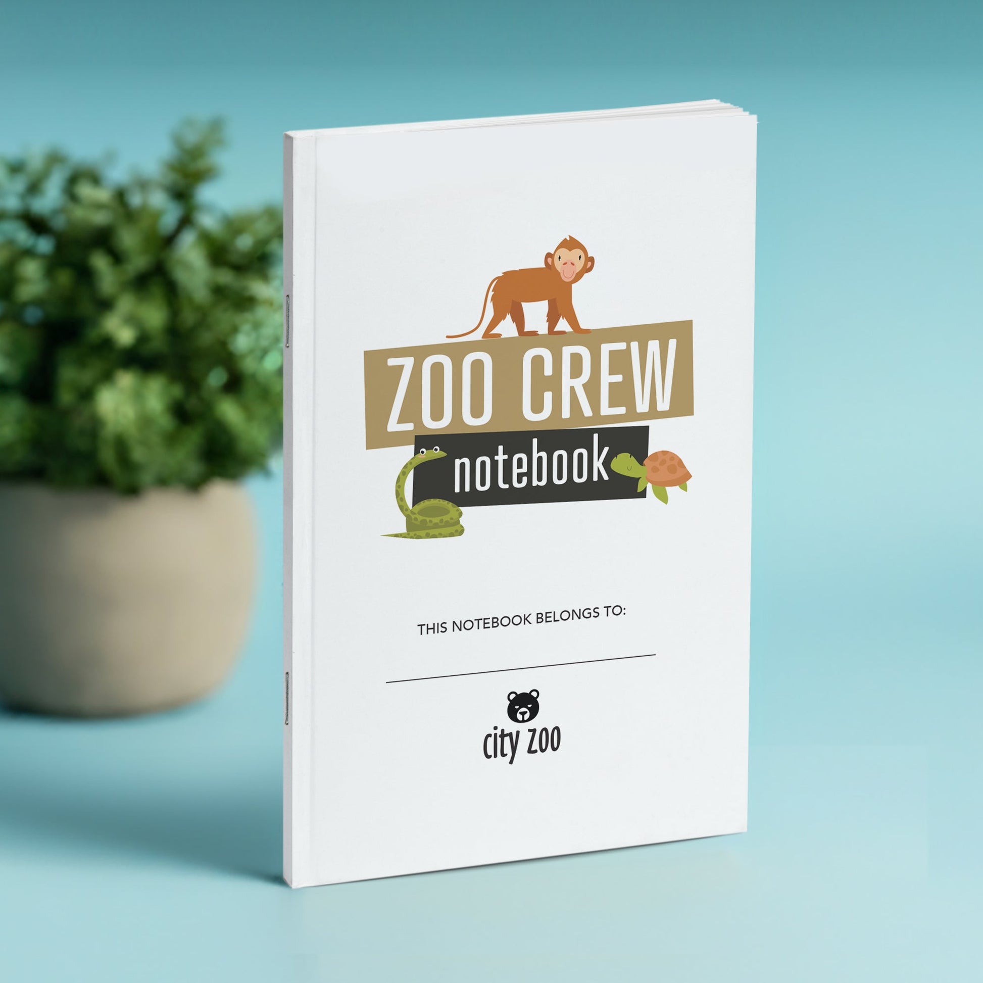 Zoo Crew Notebook, Discovery Log Notebook, Add Your Logo - Beech Tree Paper