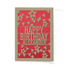 Load image into Gallery viewer, Personalized Greeting Card, Happy Birthday, A7-PCD-001-01