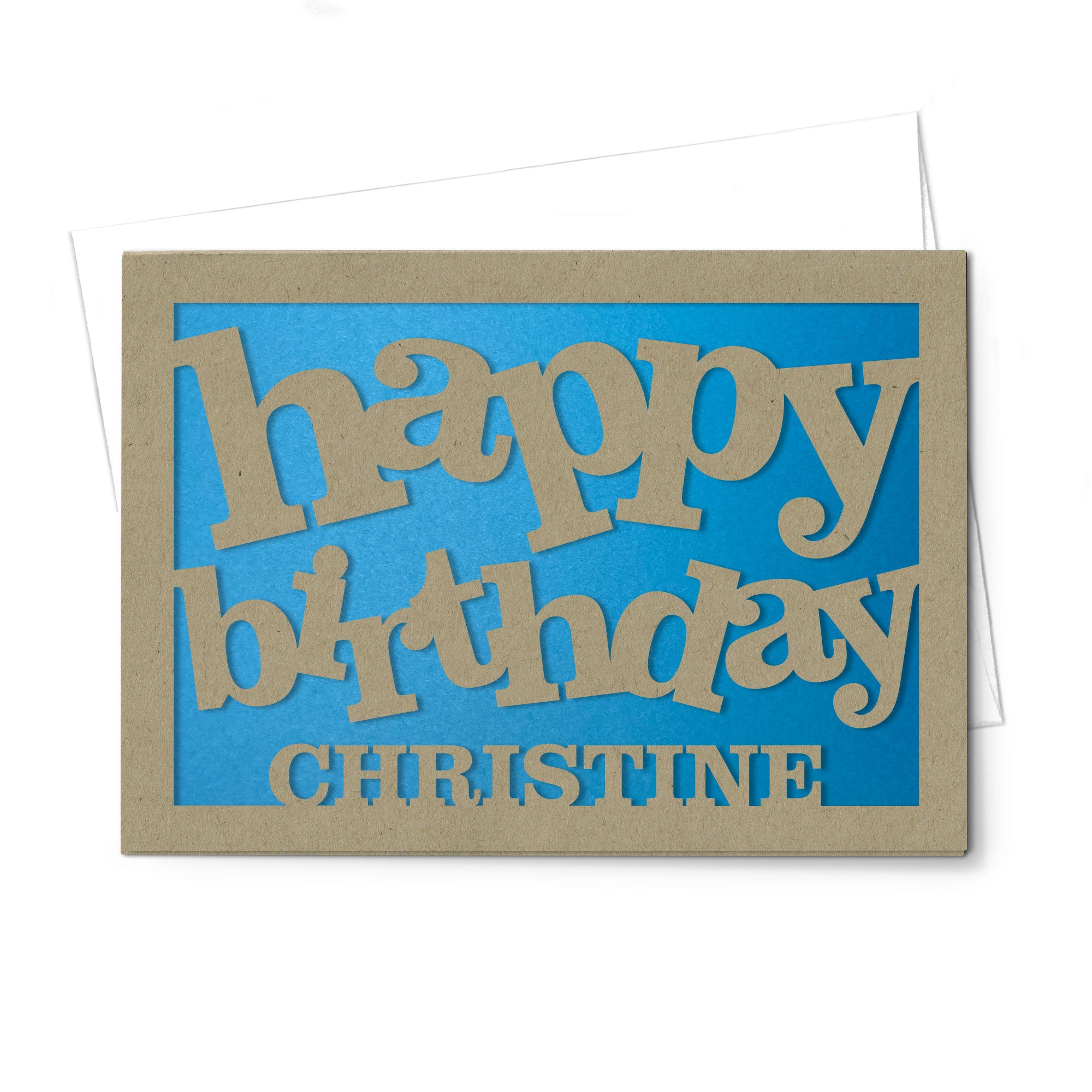 Happy Happy Birthday Personalized Greeting Card