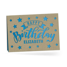 Load image into Gallery viewer, Personalized Greeting Card, Happy Birthday, A7-PCD-005-01