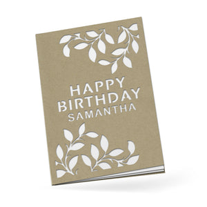 Personalized Greeting Card, Happy Birthday, A7-PCD-008-01