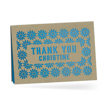 Load image into Gallery viewer, Personalized Greeting Card, Thank You, A7-PCD-012-01