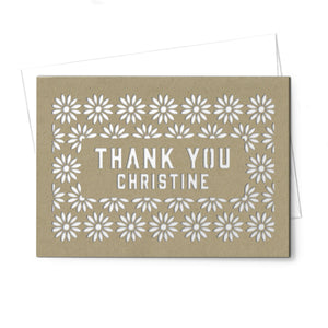 Personalized Greeting Card, Thank You, A7-PCD-012-01