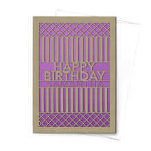 Load image into Gallery viewer, Personalized Greeting Card, Happy Birthday, A7-PCD-016-01