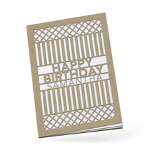 Load image into Gallery viewer, Personalized Greeting Card, Happy Birthday, A7-PCD-016-01