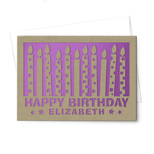 Load image into Gallery viewer, Personalized Birthday Card with Envelope