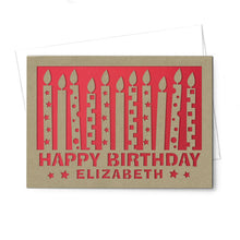 Load image into Gallery viewer, Personalized Birthday Card