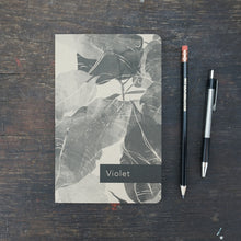Load image into Gallery viewer, Personalized Printed Notebook, Tropical Leaves